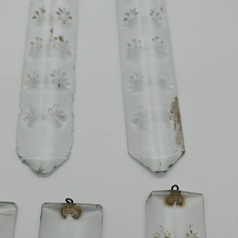 Clear Glass Crystal Prism Set